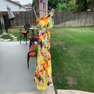 Riva floor length front slit Prom Dress